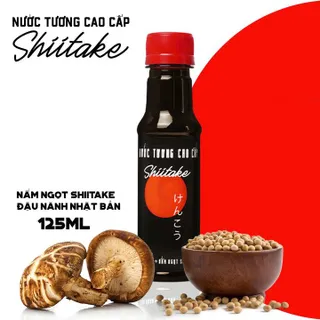 [125ML] NƯỚC TƯƠNG CAO CẤP SHIITAKE CHAI NHỰA 125ML - LÀNG CHÀI XƯA