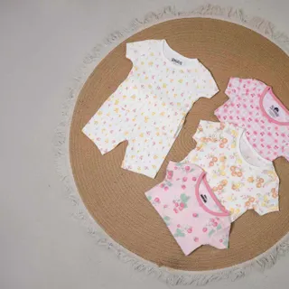 Bộ cotton cho bé gái