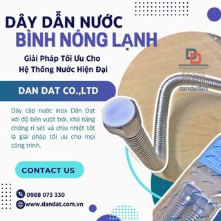 Dây dẫn nước, dây dẫn nước mềm inox, dây cấp nước bình nóng lạnh, dây mềm cấp nước thép không gỉ