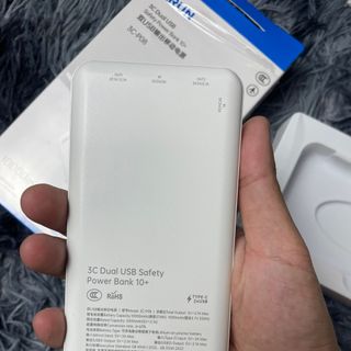 Arun 3C-P08 10000mAh White Power Bank