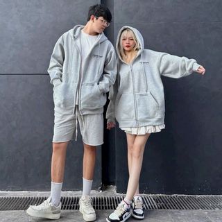Áo Khoác Nỉ Hoodie Zip thu đông In Chữ Kí NQ30 FORUM Form Rộng Nam Nữ Unisex