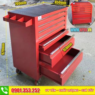 Tủ Đựng Dụng Cụ / Phụ Tùng 7 Ngăn KT 700x450x920mm