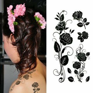 Hình xăm dán cap cấp tattoo 10x20cm
