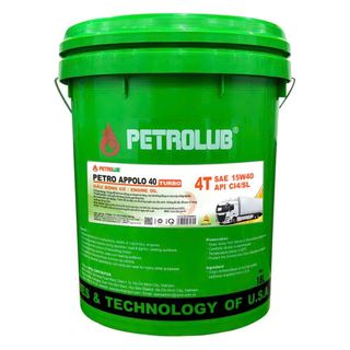 Dầu động cơ PETRO APPOLO 40 TURBO 15W40 API CI4/SL
