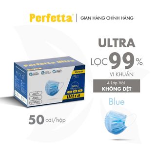 Khẩu trang 3 lớp Perfetta KF94 Trắng/Đen/MIx (20 Cái/Hộp)