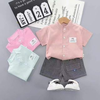 Bộ sơmi bé trai