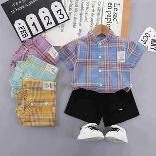Bộ sơmi bé trai