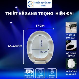 Nắp Đóng Êm Cho Bồn Cầu Inax Các Mã 306,117,108, 504VTN, 504VT, 504VRN, 504VN-Chống Ố-Chống Tia UV
