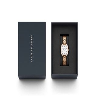 ĐỒNG HỒ NỮ CAO CẤP DANIEL W QUARDO ROMAN NUMERALS DÂY THÉP MẶT CHỮ NHẬT