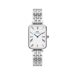 ĐỒNG HỒ NỮ CAO CẤP DANIEL W QUARDO ROMAN NUMERALS DÂY THÉP MẶT CHỮ NHẬT