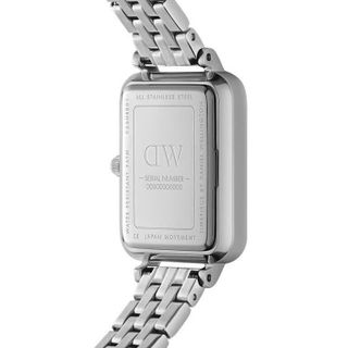ĐỒNG HỒ NỮ CAO CẤP DANIEL W QUARDO ROMAN NUMERALS DÂY THÉP MẶT CHỮ NHẬT