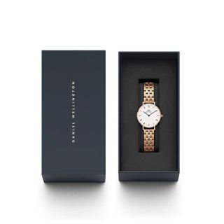 ĐỒNG HỒ NỮ CAO CẤP DANIEL W PETITE ROMAN NUMERALS DÂY THÉP MẶT TRÒN