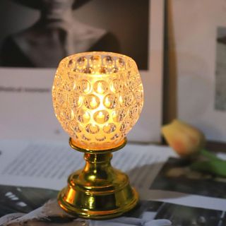 CHÂN ĐÈN NẾN TỔ ONG SỬ DỤNG PIN AAA