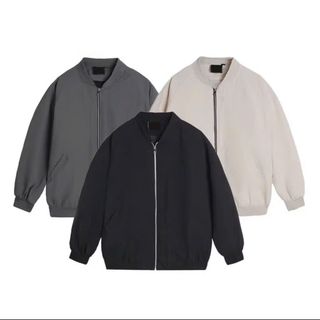 Áo khoác gió nam nữ khóa zip chất liệu dù tráng bạc cản giá cản bụi cản nước nhẹ