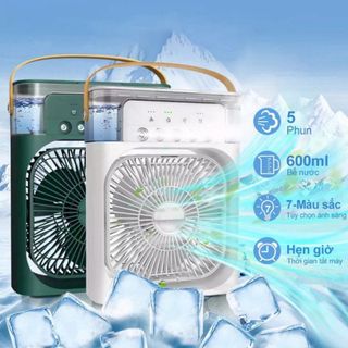 QUẠT HƠI NƯỚC ĐỂ BÀN, HẸN GIỜ THÔNG MINH