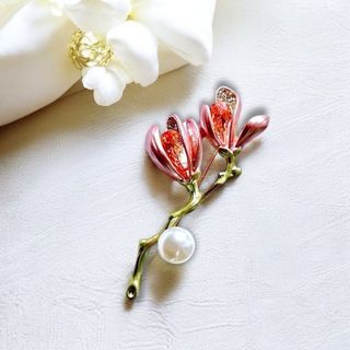 Ghim cài áo hoa LiLy thời trang dành cho nam nữ - 6cm