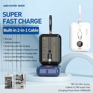 SẠC DỰ PHÒNG WEKOME WP261 - 10000MAH