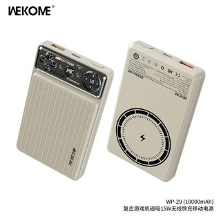 SẠC DỰ PHÒNG WEKOME WP29 , HỖ TRỢ SẠC KHÔNG DÂY 15W- 10000MAH