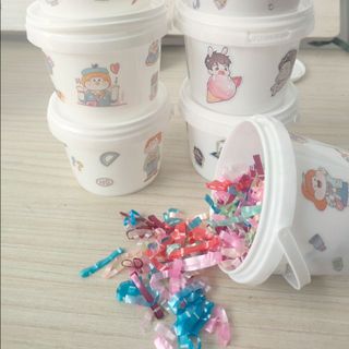 Dây thun cột tóc xô nhựa