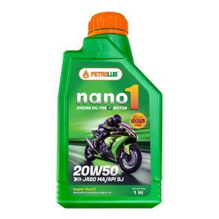Dầu nhớt xe máy NANO1 API SJ 20W50 4T - Petrolub
