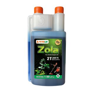 Dầu động cơ 2 thì PETRO ZOLA màu xanh/hồng