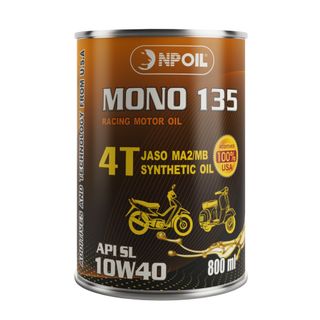 Dầu nhớt xe máy MONO 135 API SL 10W40 4T