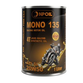 Dầu nhớt xe máy MONO 135 API SL 10W40 4T