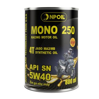 Dầu nhớt xe máy MONO 250 API SN 5W40 4T