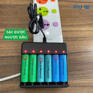 ĐẾ SẠC PIN 18650 MS606A - 6 PIN