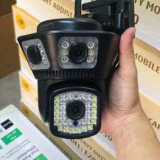 Camera Wifi 3 mắt 3 khung hình 12MP YOOSEE F54D (Có 2 màu: Đen / Hoặc Trắng)