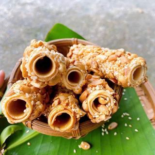 ĐẬU PHỘNG CUỘN BÁNH KẸP – GIÒN TAN BÉO NGẬY KHÓ CƯỠNG - WINNIE HOUSE