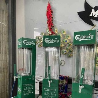 THÁP BIA CARLSBERG XOAY 360°