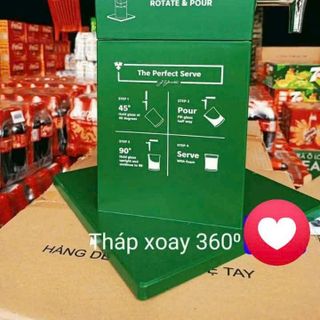 THÁP BIA CARLSBERG XOAY 360°