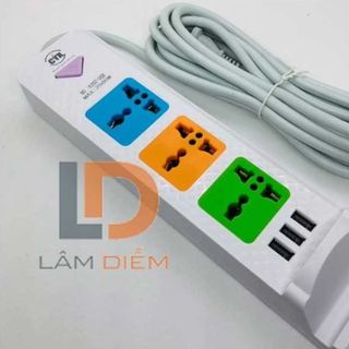 Ổ CẮM ĐIỆN CYX DÂY ĐỒNG DÀI 3M K202