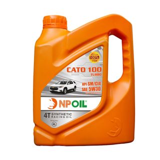 DẦU ĐỘNG CƠ Ô TÔ CAO CẤP CATO 100 TURBO API SM/CI4 5W30 4T