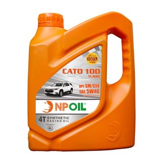 DẦU ĐỘNG CƠ Ô TÔ CAO CẤP CATO 100 TURBO API SM/CI4 5W40 4T