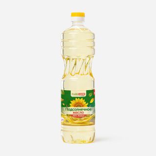 Dầu hướng dương tinh chế khử mùi cao cấp, hiệu Faricook, quy cách 1L/chai, xuất xứ Nga
