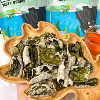 Combo 2 Gói Snack Thuần Chay Vegan Tảo Bẹ (Lá) + Rong Biển Hàn Quốc 40gram/ Gói