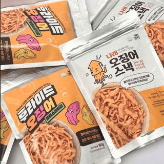 Combo 2 Gói Snack Mực Tẩm Vị Chiên Giòn Hàn Quốc 100gram/ Gói