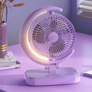 QUẠT TÍCH ĐIỆN HINH VẦNG TRĂNG CÓ LED F10