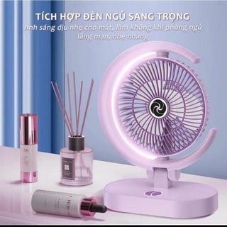 QUẠT TÍCH ĐIỆN HINH VẦNG TRĂNG CÓ LED F10