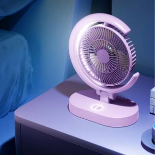 QUẠT TÍCH ĐIỆN HINH VẦNG TRĂNG CÓ LED F10