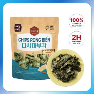 Chips Rong Biển Vị Bơ Đậu Phộng Hàn Quốc 50gram