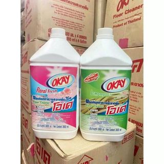 Nước Lau Sàn Okay Thái Lan (Thùng 4 Can x 3500ml)