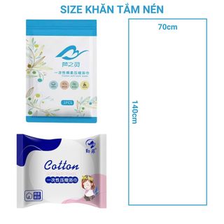 Khăn Tắm Nén Khăn Tắm Dùng 1 Lần Đi Du Lịch