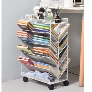 Kệ Đựng Tài Liệu 11 Ngăn Di Động Kim Loại 2 Mặt Tiện Dụng, Giá Tài Liệu Kim Loại Có Bánh Xe, Dụng Cụ Văn Phòng, Văn Phòng Phẩm, Khay Đựng Tài Liệu, Giá Đựng Hồ Sơ Tài Liệu 11 Ngăn Có Bánh Xe, Kệ Tài Liệu Đa Năng, Kệ Tài Liệu Văn Phòng