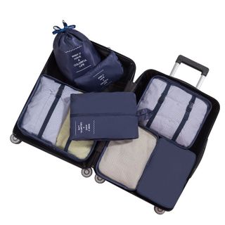 Set 7 Túi đựng đồ du lịch cá nhân - Túi đa năng chống thấm nước nhiều size cho vừa vali mang đi tiện dụng