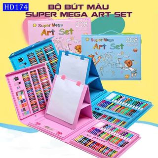 Hộp Bút Màu 208 Chi Tiết