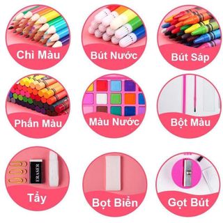 Hộp Bút Màu 208 Chi Tiết