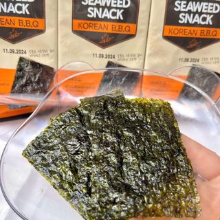 Combo 3 Lốc Rong Biển Nướng Hanami Hàn Quốc 3 Vị Truyền Thống - BBQ - Wasabi Giòn Tan 12gr/ Lốc
